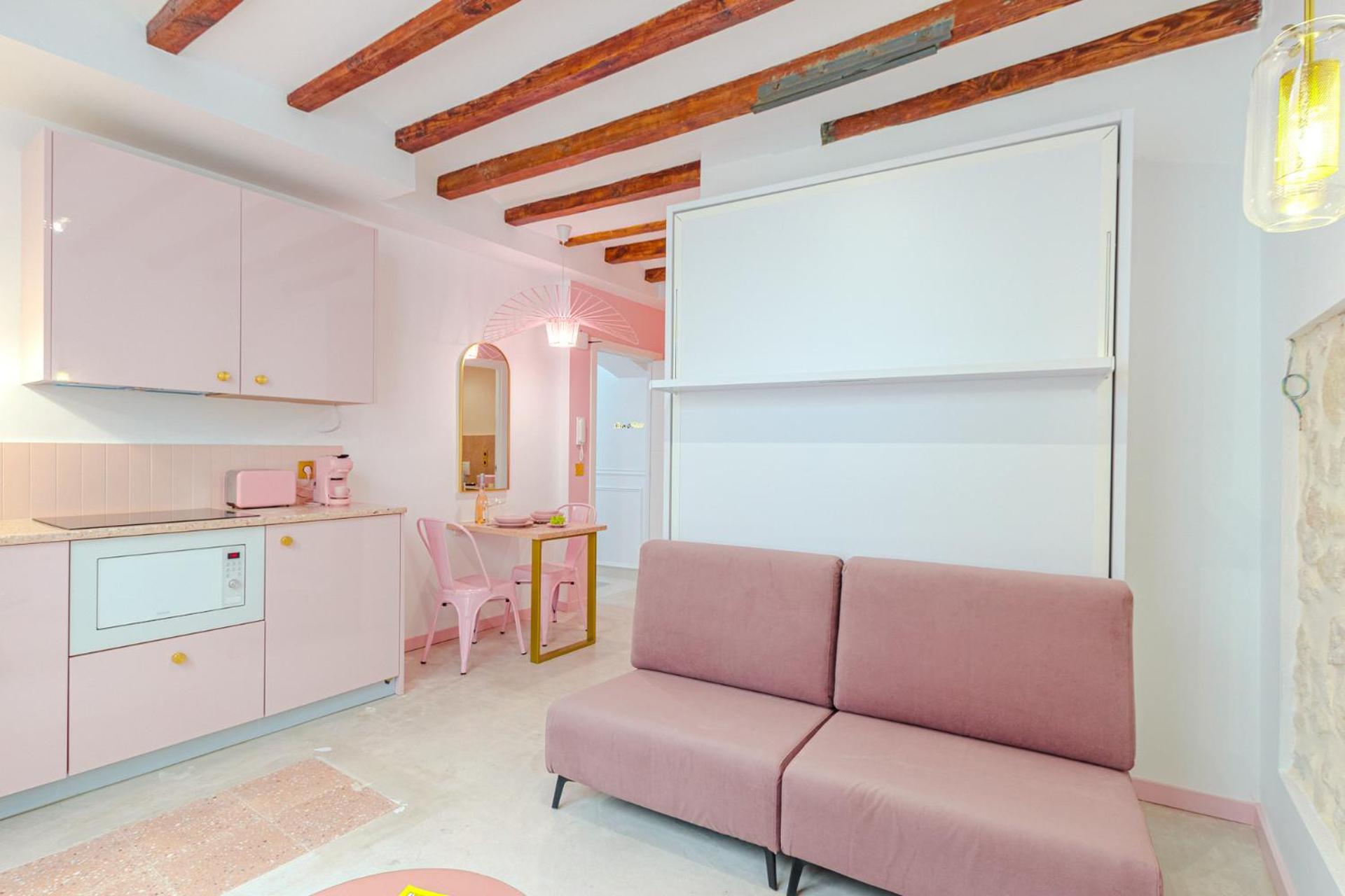 Glamorous Pink Studio In City Center 阿利坎特 外观 照片